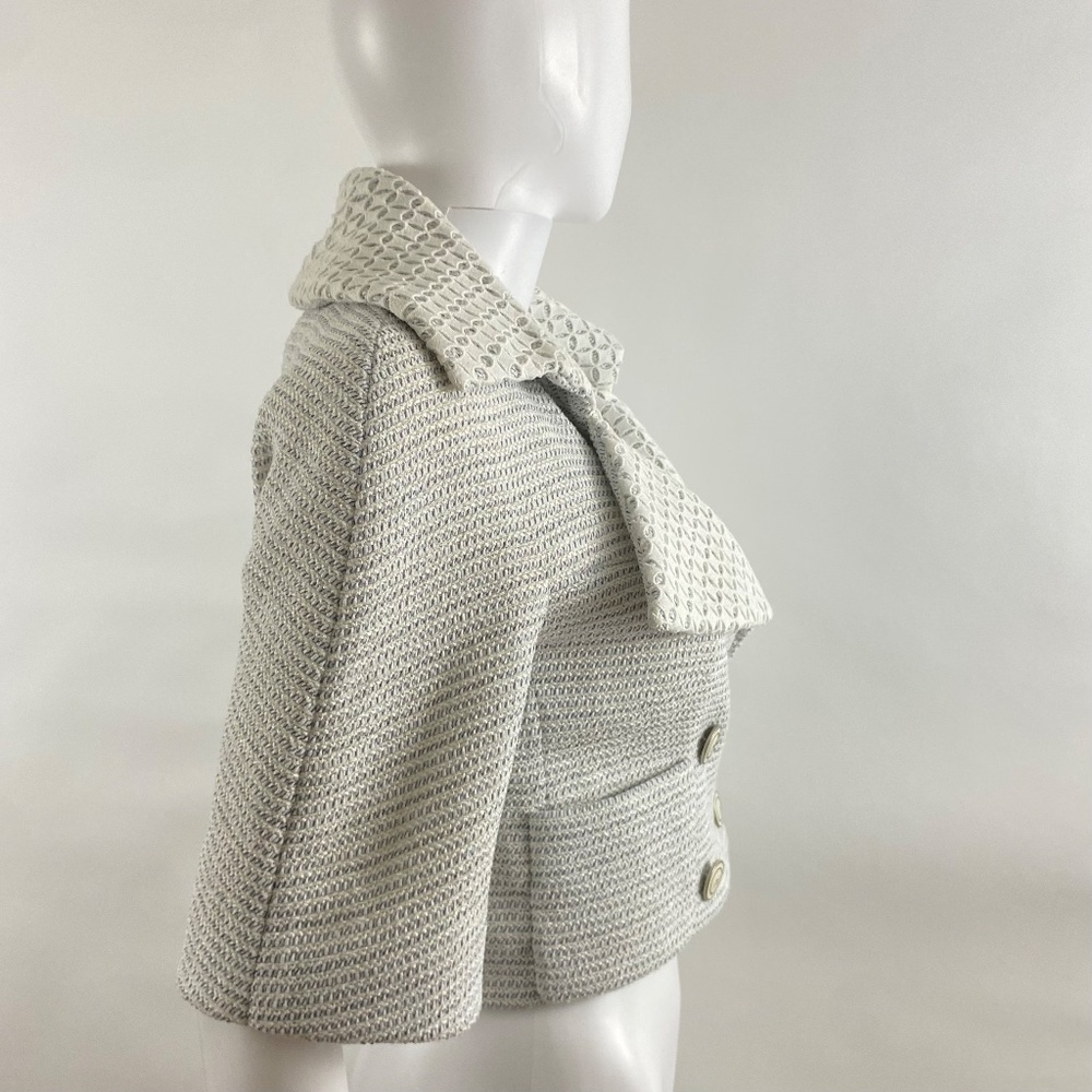 CHANEL Tweed Eyelet Crop Jacket - Picture 2 of 9